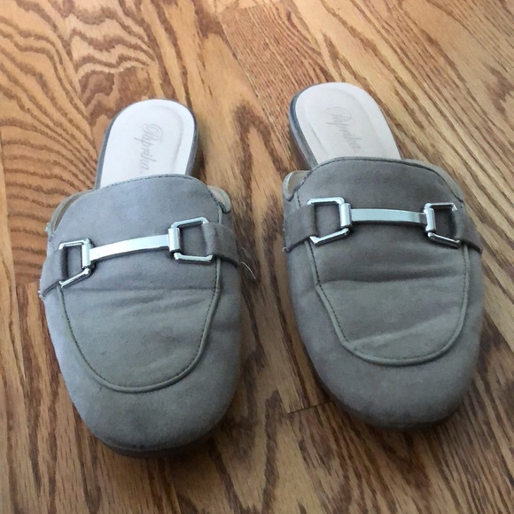 Paprika Suede Slip On Loafers - Picture 3 of 4